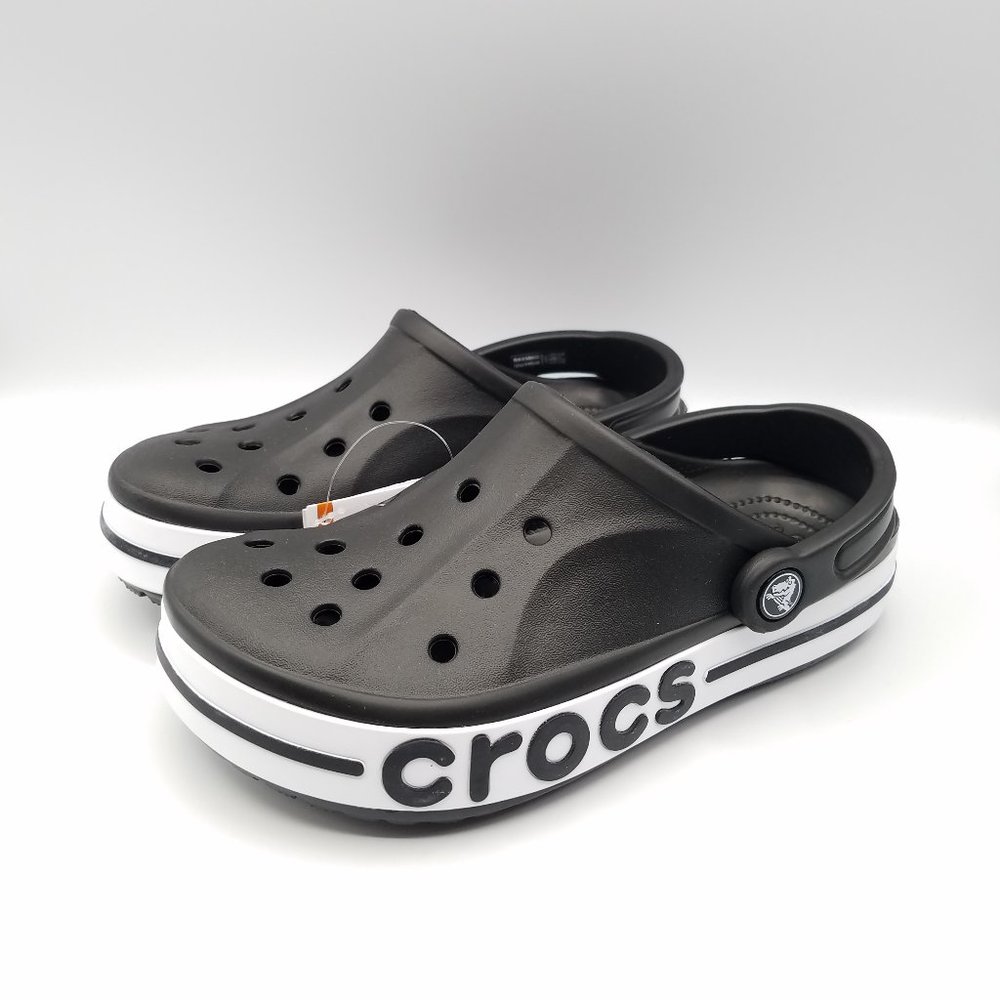 NEW Crocs Bayaband Clogs - Blk/Wh - Men 8 | Women 10